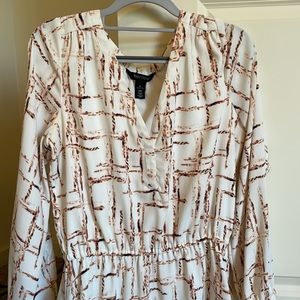 White House black market light pink dress. Size 10